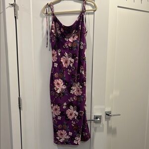 Floral Purple Dress